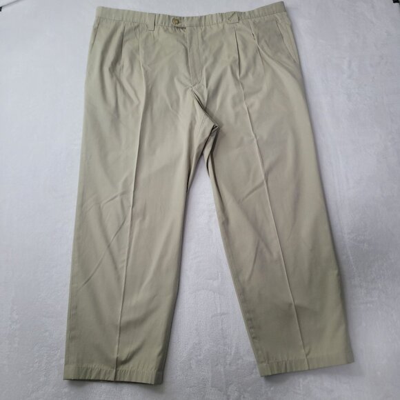 Burberrys Other - VTG Burberrys Leisure Men's Beige Pleated Chino Pants Talla 60 US Size 44x27